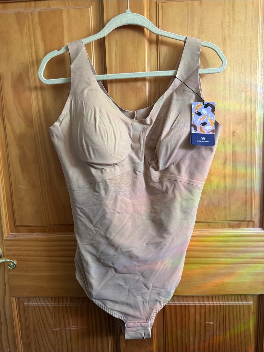 Honeylove Nude “Sand” Tank Sculpting Bodysuit